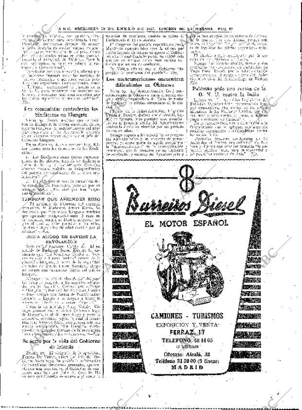ABC MADRID 30-01-1957 página 27