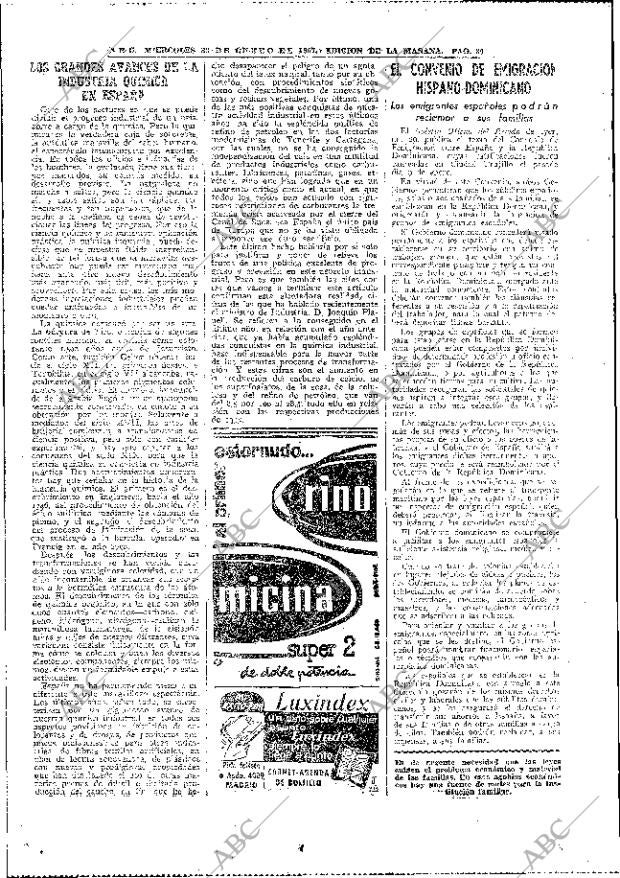 ABC MADRID 30-01-1957 página 30