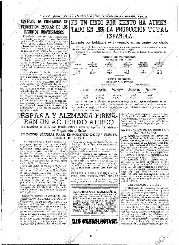 ABC MADRID 30-01-1957 página 33