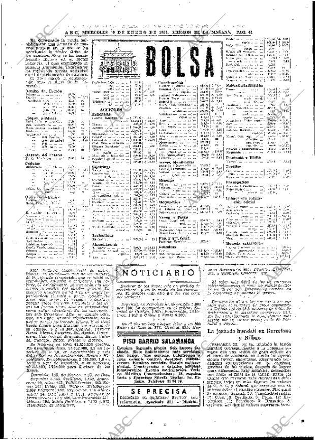 ABC MADRID 30-01-1957 página 41