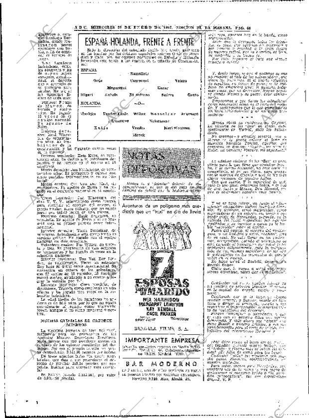 ABC MADRID 30-01-1957 página 44