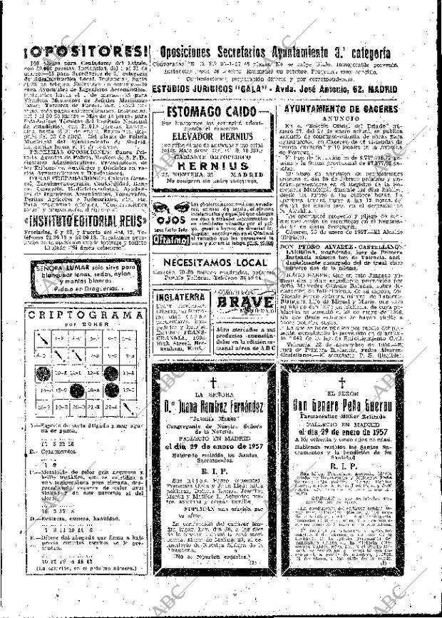 ABC MADRID 30-01-1957 página 55
