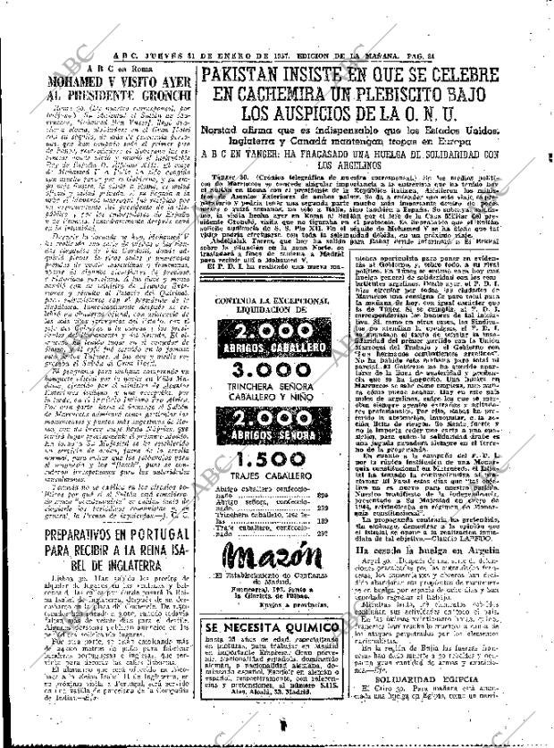 ABC MADRID 31-01-1957 página 13