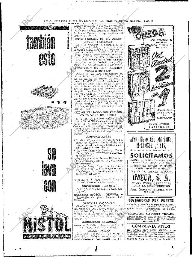 ABC MADRID 31-01-1957 página 22