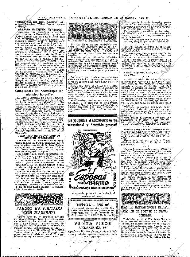ABC MADRID 31-01-1957 página 31
