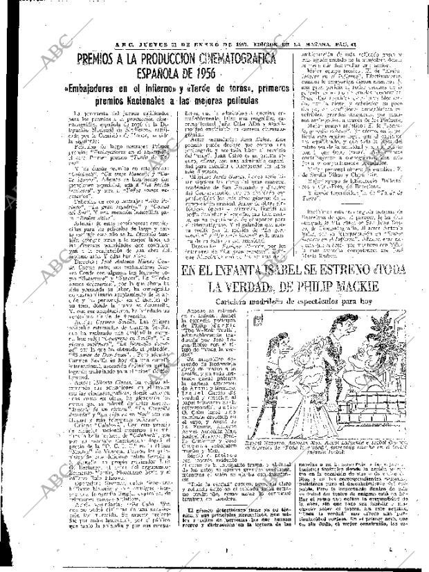 ABC MADRID 31-01-1957 página 33