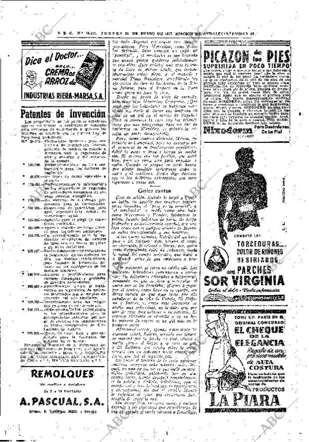 ABC SEVILLA 31-01-1957 página 22