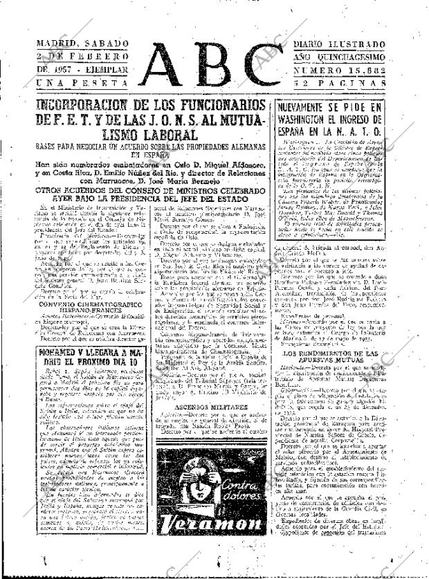 ABC MADRID 02-02-1957 página 13