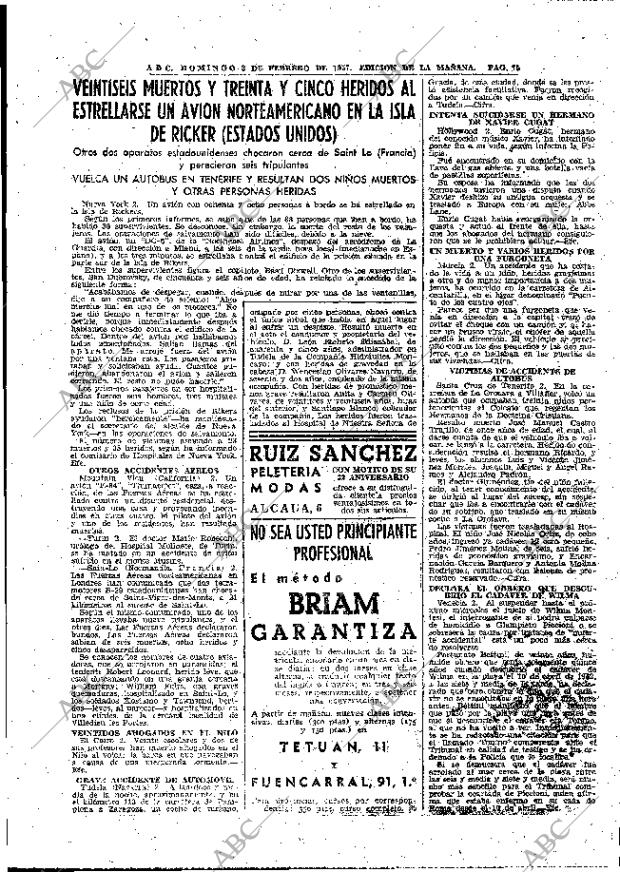 ABC MADRID 03-02-1957 página 65