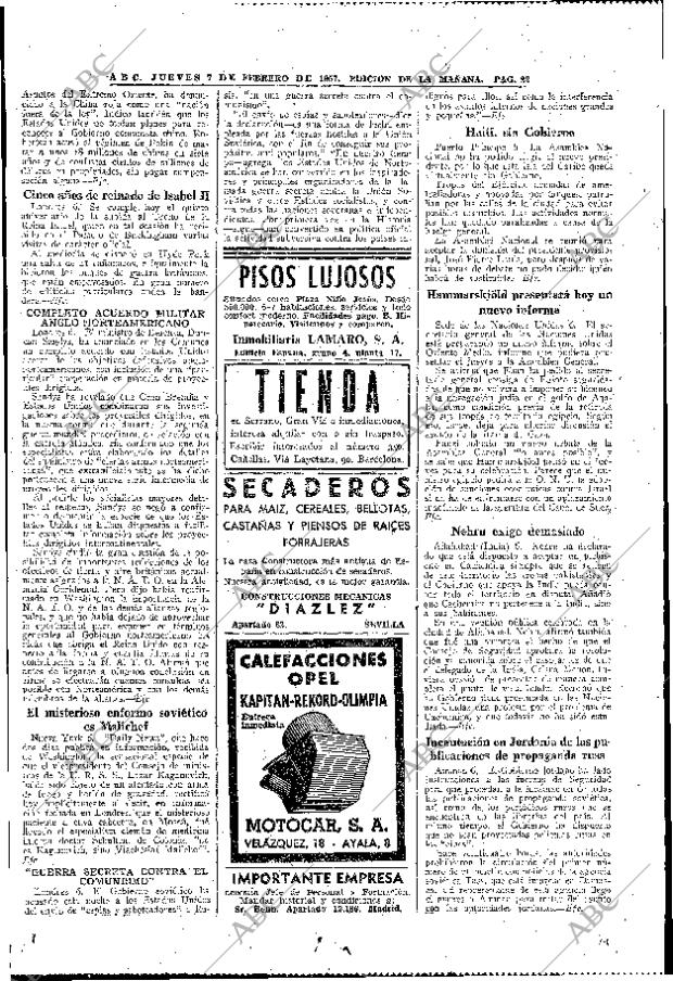 ABC MADRID 07-02-1957 página 20