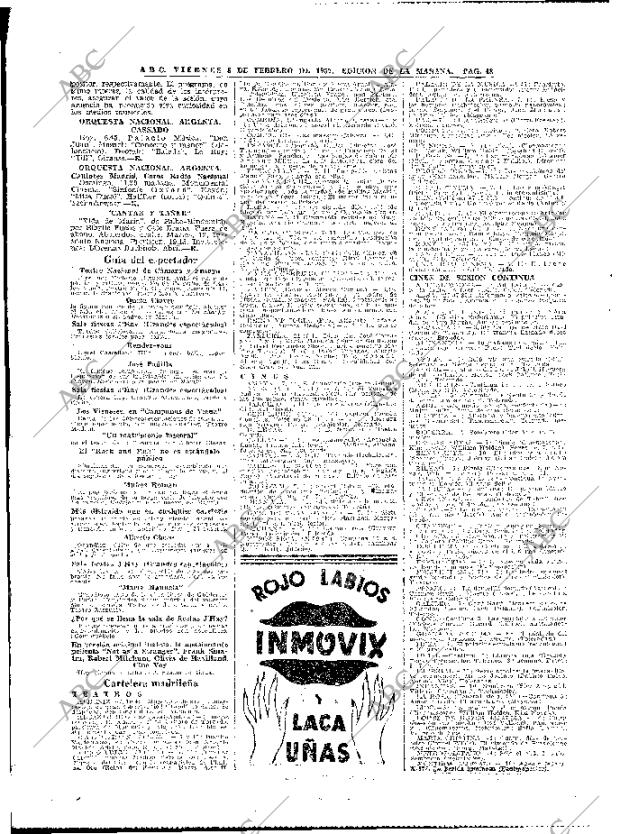 ABC MADRID 08-02-1957 página 40