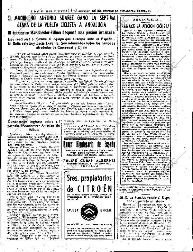 ABC SEVILLA 08-02-1957 página 31