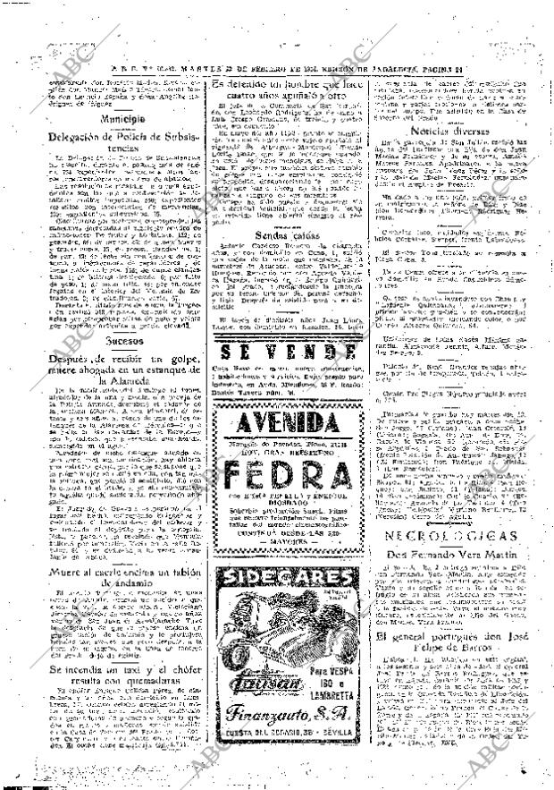 ABC SEVILLA 12-02-1957 página 24