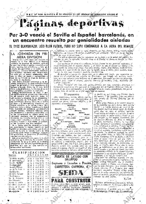 ABC SEVILLA 12-02-1957 página 27