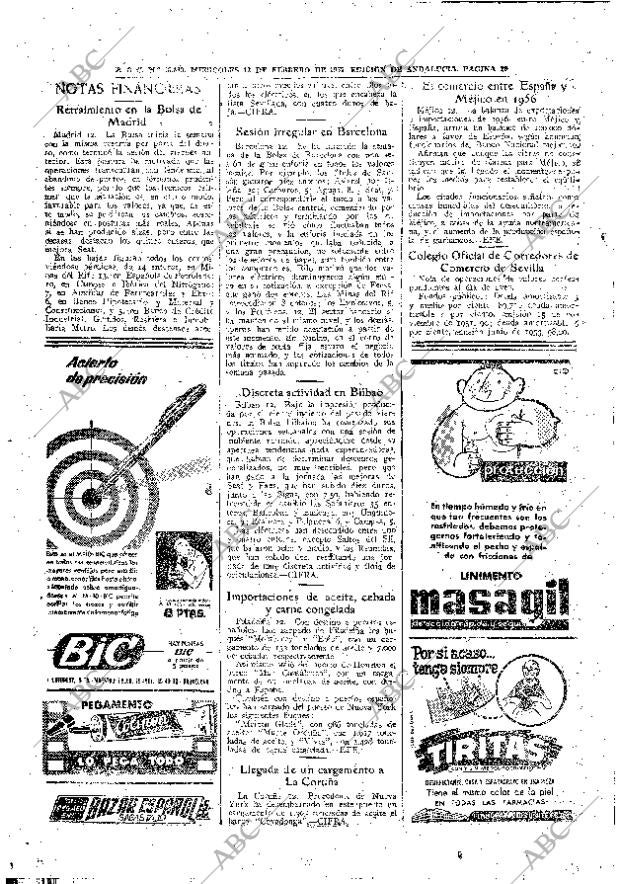 ABC SEVILLA 13-02-1957 página 22
