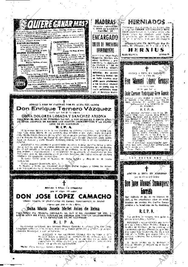 ABC SEVILLA 13-02-1957 página 26