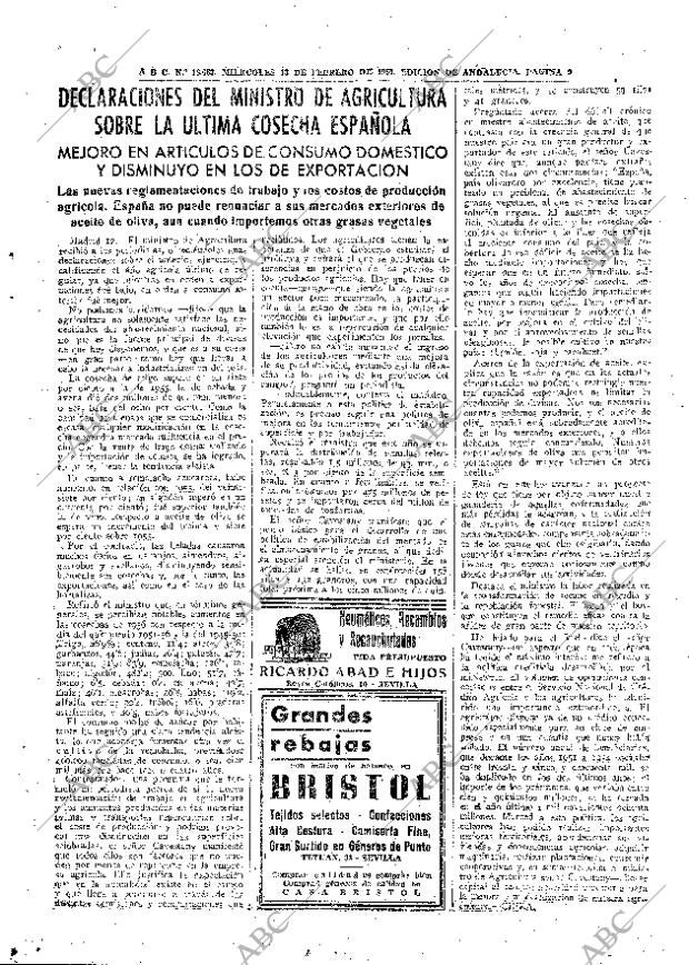 ABC SEVILLA 13-02-1957 página 9