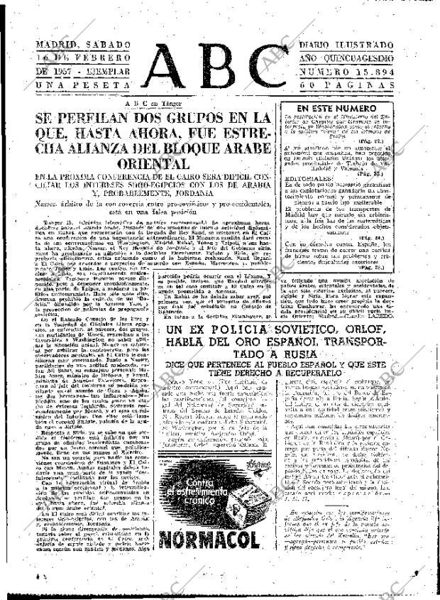 ABC MADRID 16-02-1957 página 23
