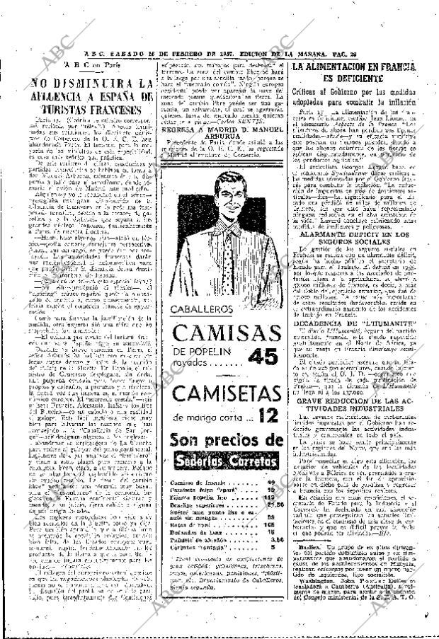ABC MADRID 16-02-1957 página 29