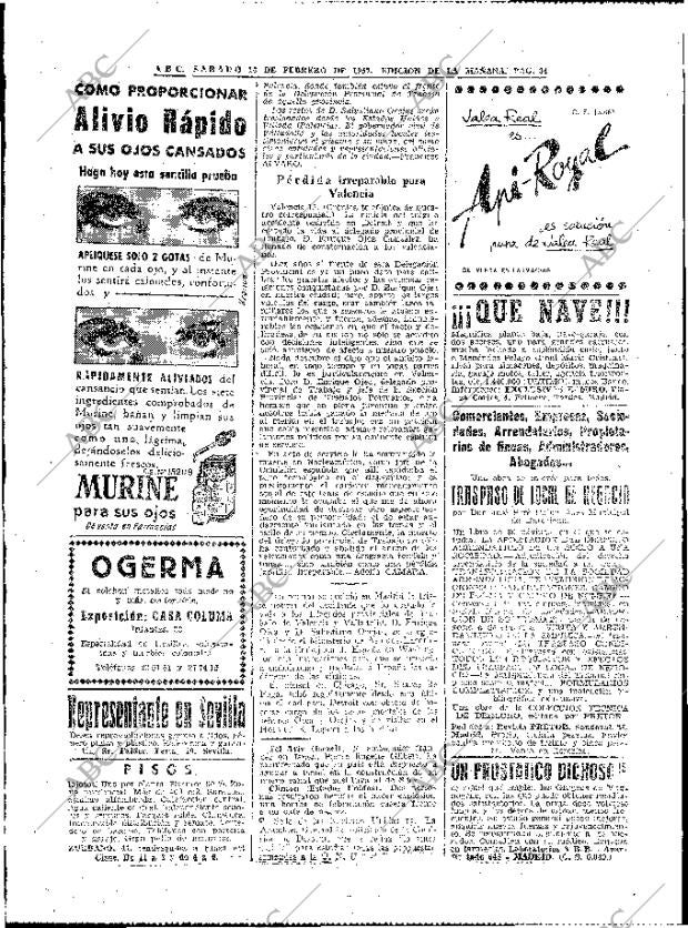 ABC MADRID 16-02-1957 página 34