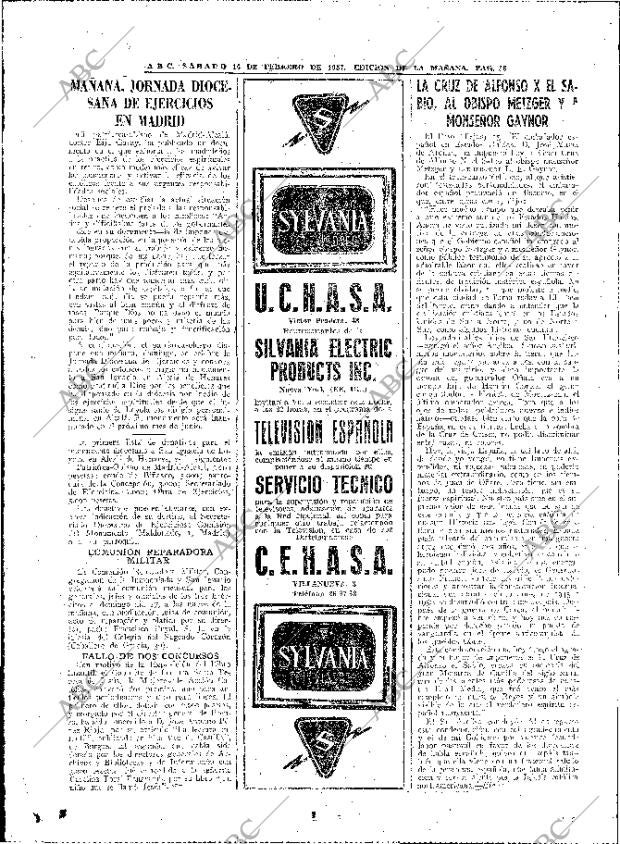ABC MADRID 16-02-1957 página 38