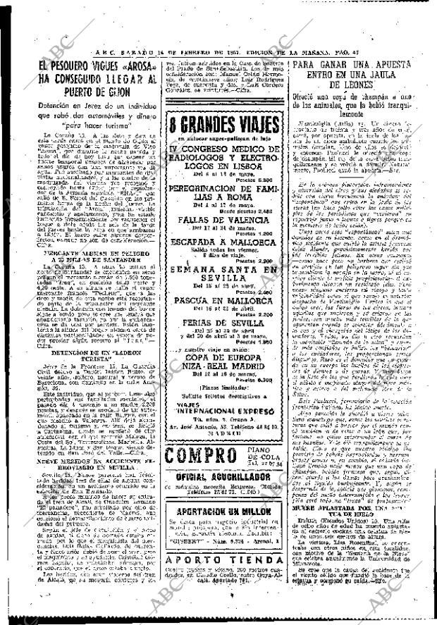 ABC MADRID 16-02-1957 página 47