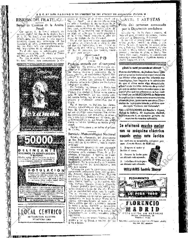 ABC SEVILLA 16-02-1957 página 18