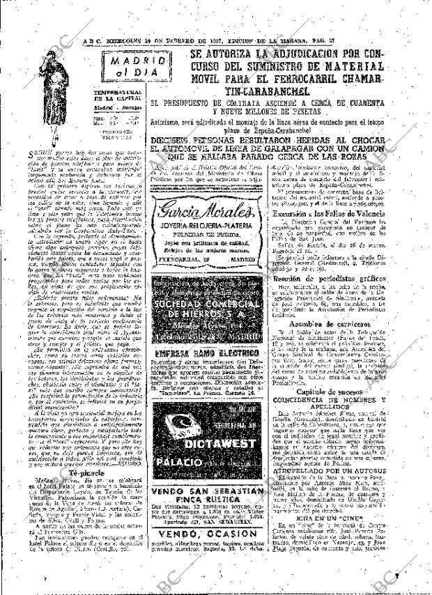 ABC MADRID 20-02-1957 página 37