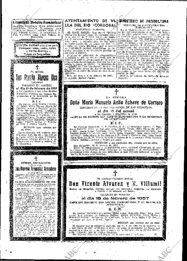 ABC MADRID 20-02-1957 página 58