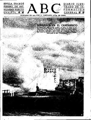 ABC SEVILLA 23-02-1957 página 1