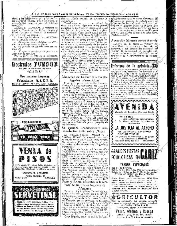 ABC SEVILLA 23-02-1957 página 12
