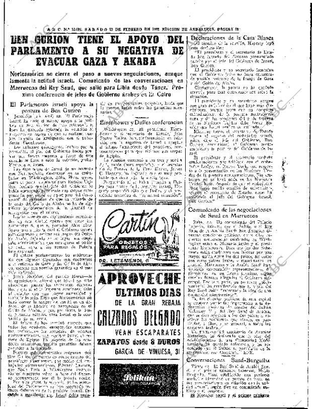 ABC SEVILLA 23-02-1957 página 13