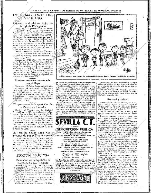 ABC SEVILLA 23-02-1957 página 16