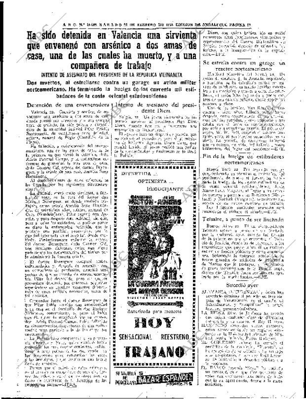ABC SEVILLA 23-02-1957 página 17