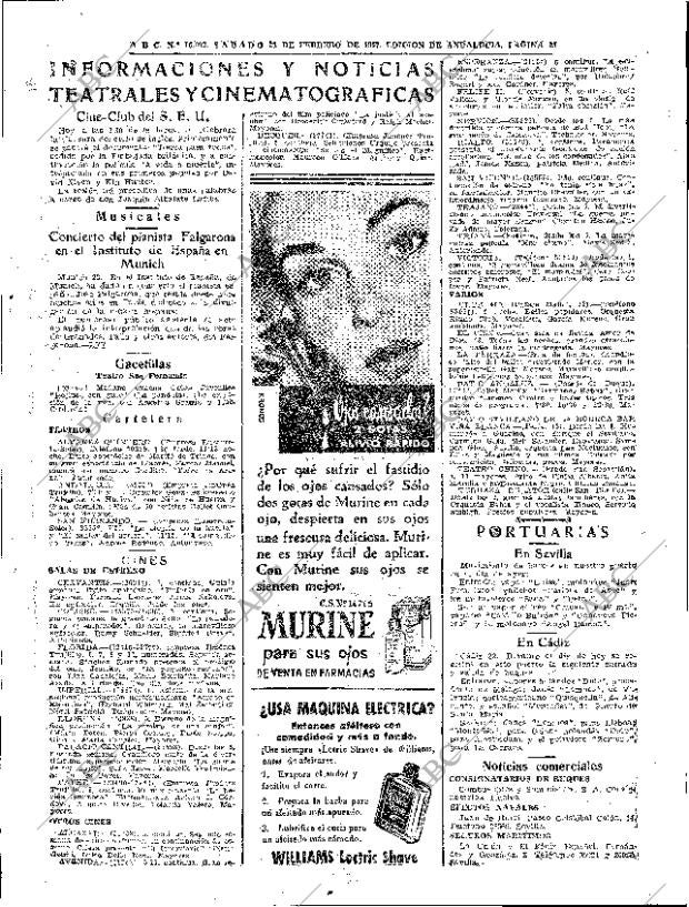 ABC SEVILLA 23-02-1957 página 25