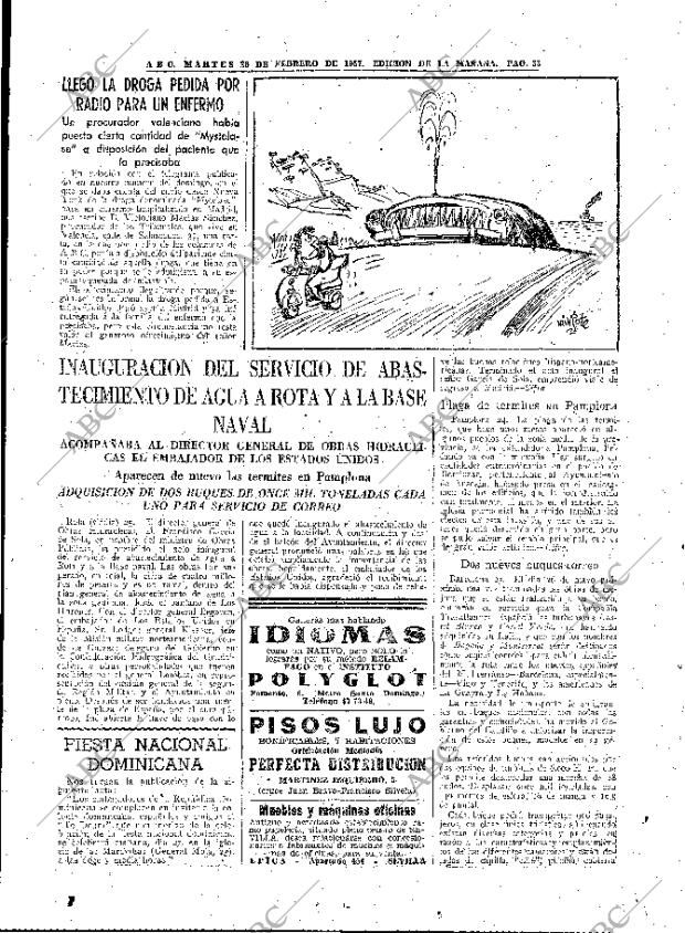 ABC MADRID 26-02-1957 página 33