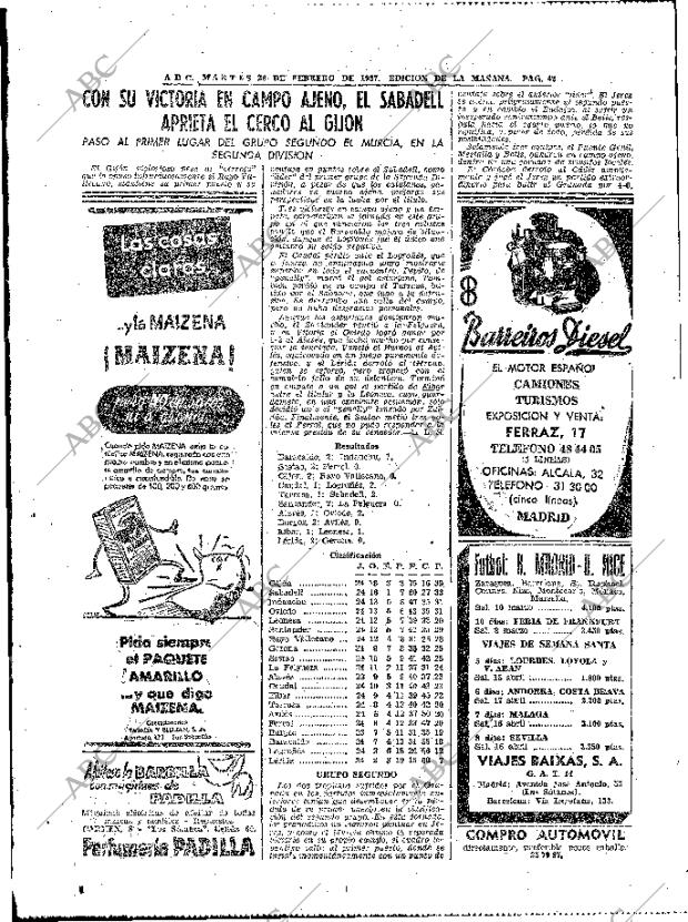 ABC MADRID 26-02-1957 página 42