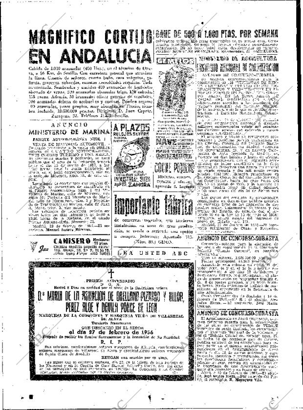 ABC MADRID 26-02-1957 página 58