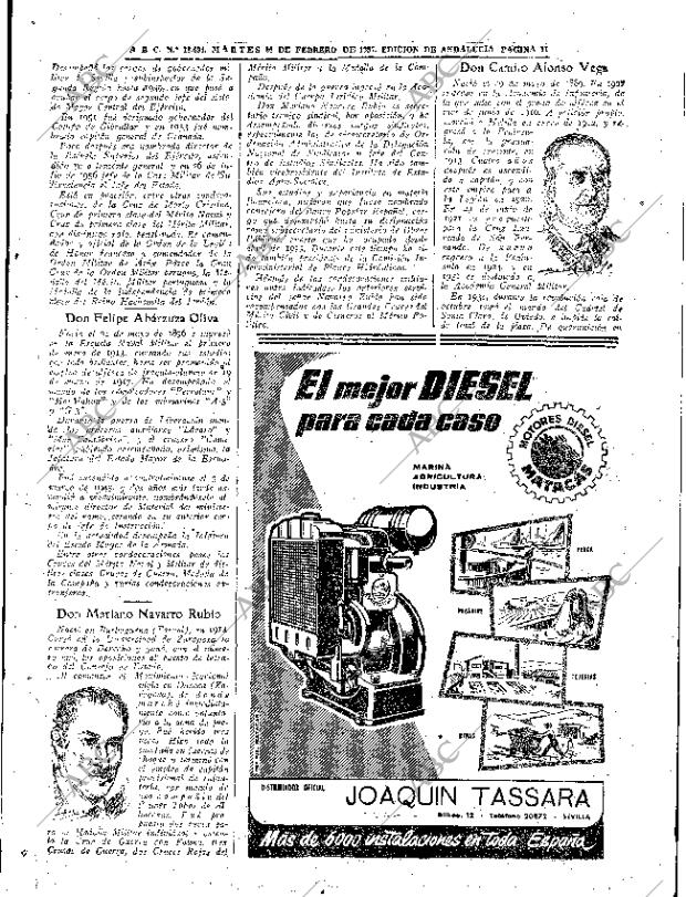 ABC SEVILLA 26-02-1957 página 11