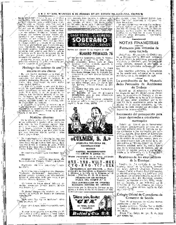ABC SEVILLA 26-02-1957 página 24