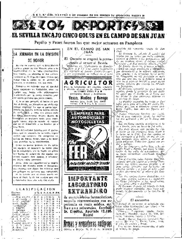 ABC SEVILLA 26-02-1957 página 27