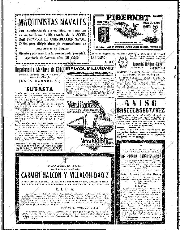 ABC SEVILLA 26-02-1957 página 34