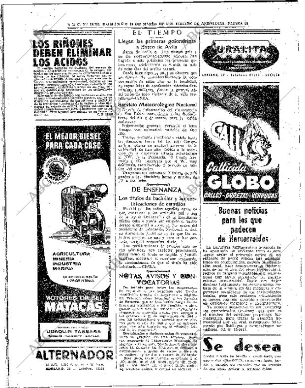 ABC SEVILLA 10-03-1957 página 52