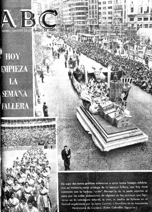 ABC MADRID 12-03-1957 página 1