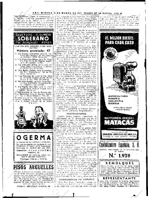 ABC MADRID 12-03-1957 página 40