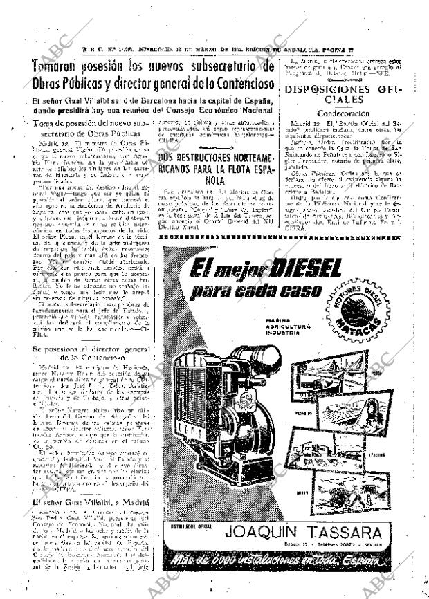 ABC SEVILLA 13-03-1957 página 17