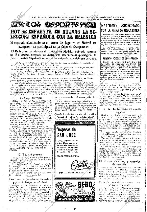 ABC SEVILLA 13-03-1957 página 31