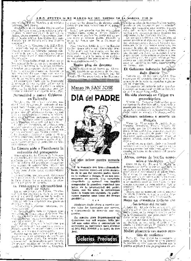 ABC MADRID 14-03-1957 página 36