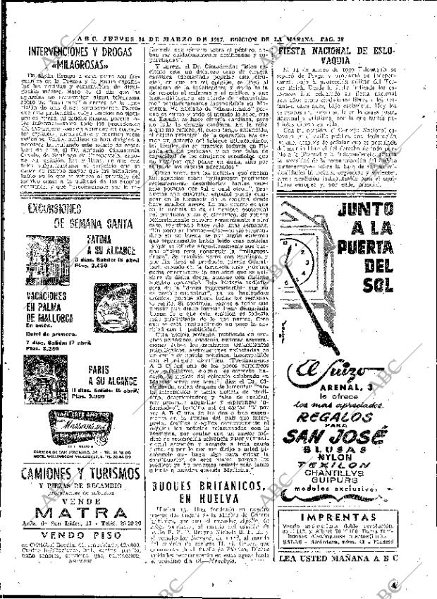 ABC MADRID 14-03-1957 página 38