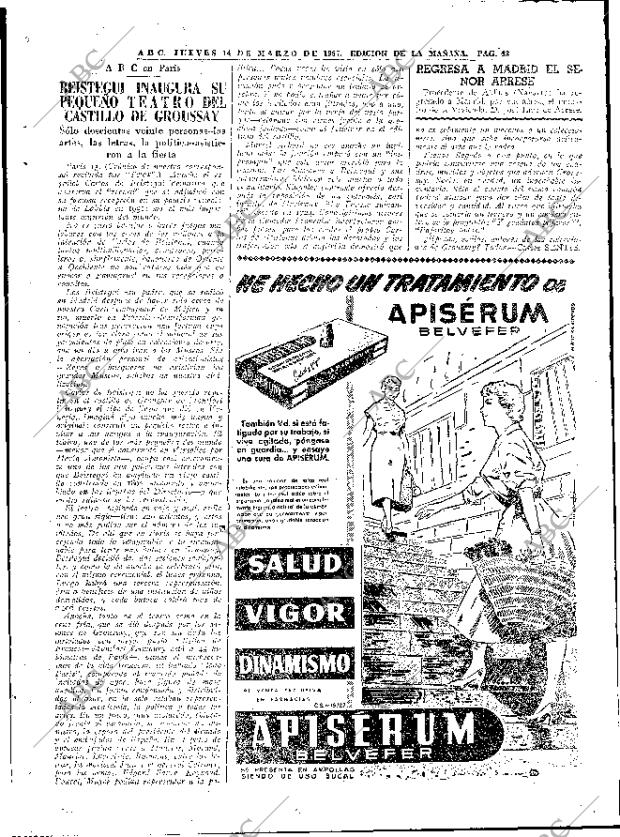 ABC MADRID 14-03-1957 página 43